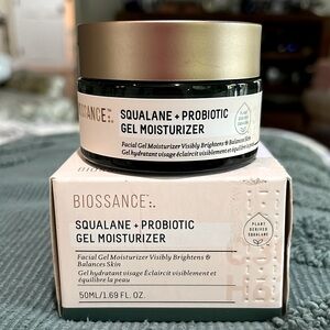 BIOSSANCE SQUALANE+PROBIOTIC GEL MOISTURIZER F/S 1.69 Oz. Brighten/Balance NIB!
